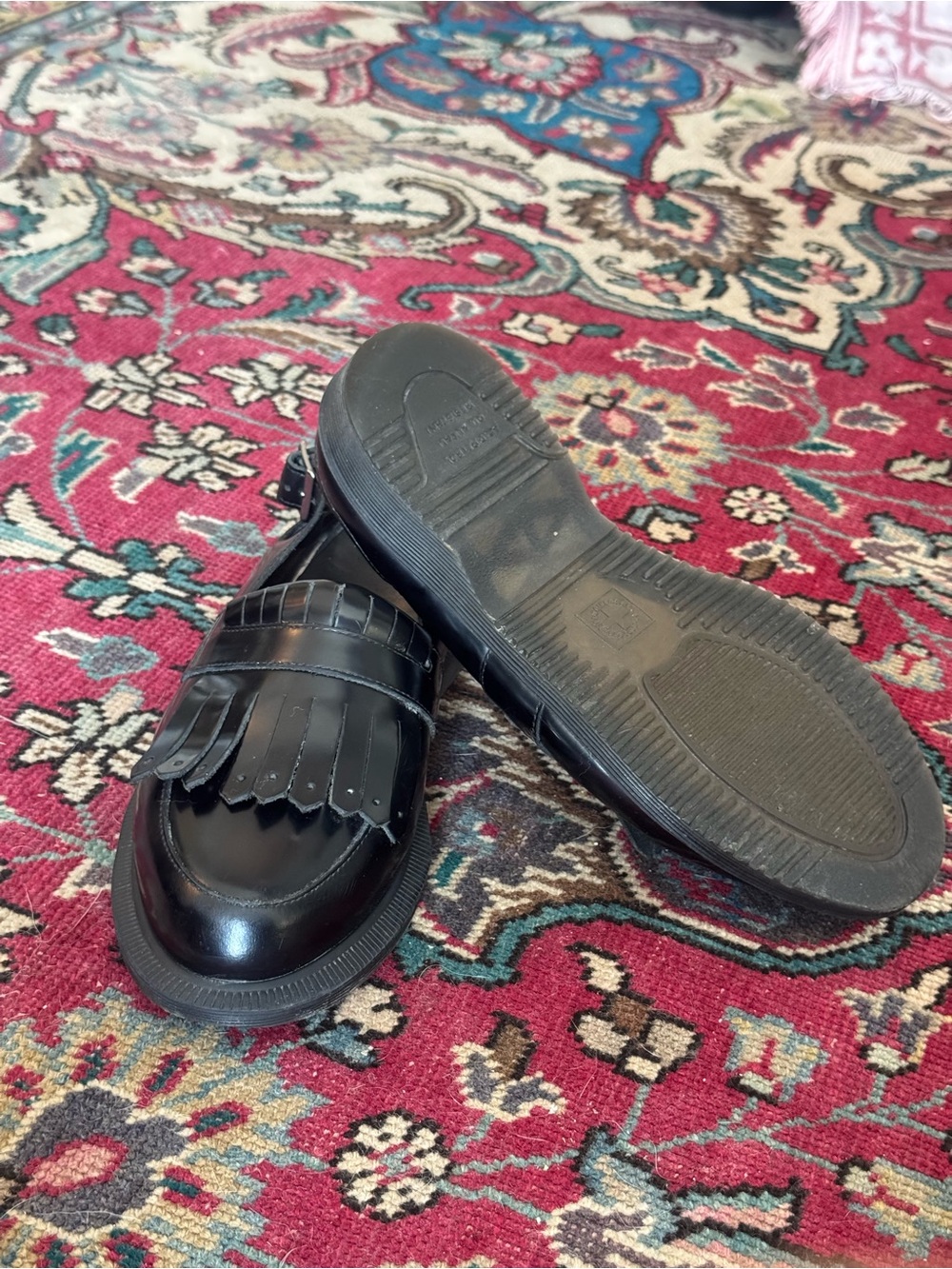 Dr. Martens Valentine slingback loafers in black polished leather - Picture 8 of 8